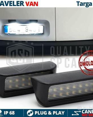 Luci Targa LED Per Peugeot TRAVELER CANbus 6500K