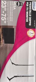 Supporto doppio per TV/Monitor, 23”-75”