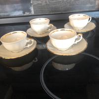 Servizio 4 tazzine da caffe pircella Kronester