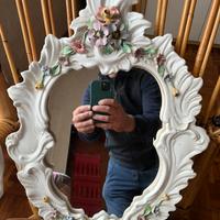 Antica Specchiera Veneziana Incisa a Mano