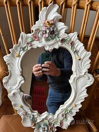 Antica Specchiera Veneziana Incisa a Mano