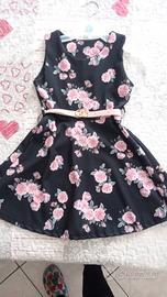 vestito smanicato 8 anni