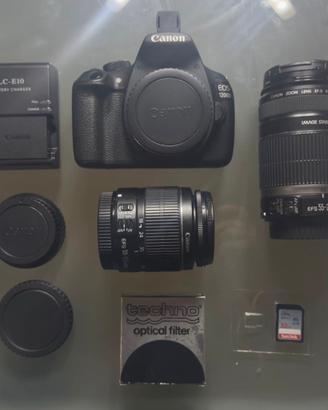 Canon 1200D + Kit completo due obiettivi