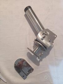 acciaio inox 316 portacanne basculanti porta canne