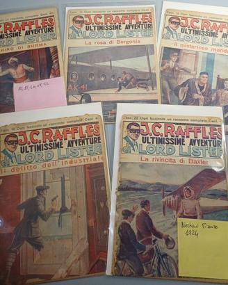 LOTTO 5 ALBI  "ULTIMISSIME DI LORD LISTER" - 1924
