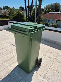 Bidone carrellato 120l.