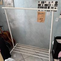 Appendiabiti con rotelle IKEA RIGGA – Bianco