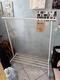 Appendiabiti con rotelle IKEA RIGGA – Bianco