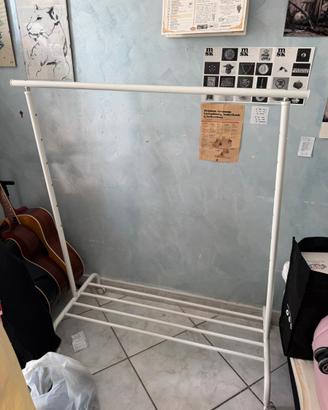 Appendiabiti con rotelle IKEA RIGGA – Bianco