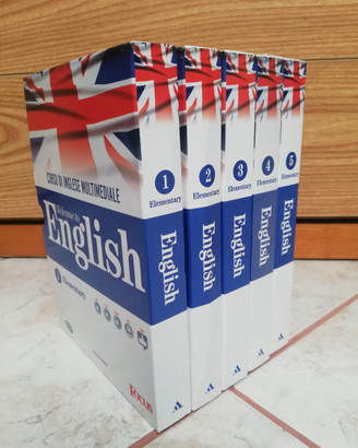 Corso multimediale di Inglese DeAgostini 5 volumi