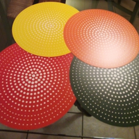 Sottopiatto Ponti verde giallo, rosso, arancione