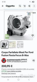CORPO FARFALLATO Ford Fiesta