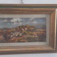 Quadro "Il Gregge" di Aldo Bossini