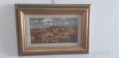 Quadro "Il Gregge" di Aldo Bossini