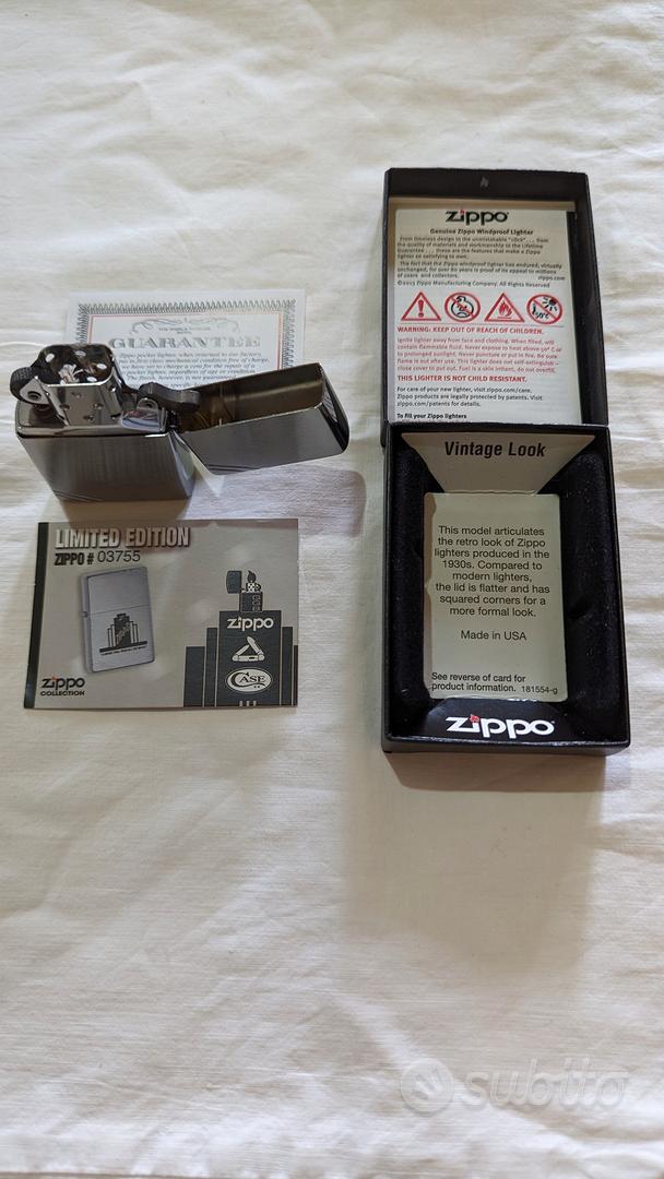 Accendino zippo limited edition # 03755 - Collezionismo In vendita a Brescia