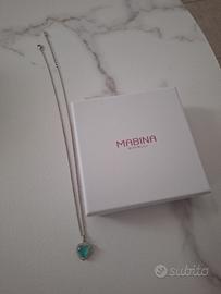 TCollana Mabina cuore turchese – pari al nuovo