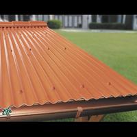 Lastra coperture colore cotto tettoia