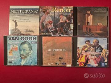 Lotto 6 CD‑ROM/DVD Arte: Van Gogh, Impressionisti,