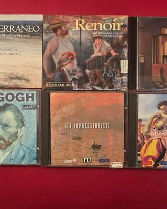 Lotto 6 CD‑ROM/DVD Arte: Van Gogh, Impressionisti,