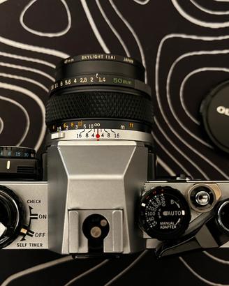 Olympus OM10 + 50 1,4 + manual adapter - BOMBA!!