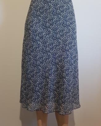Gonna midi vintage 90s Y2k a fiori
