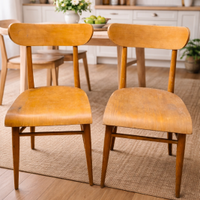 Coppia sedie vintage in faggio anni ‘60