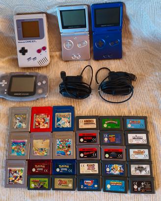 Gameboy Advance Classic sp Pokémon Mario Zelda ecc