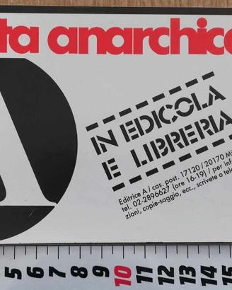 Adesivo A-Rivista Anarchica