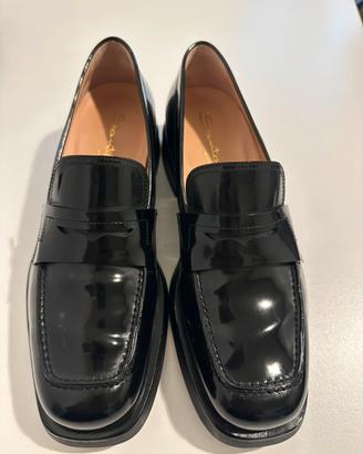 Scarpe donna Santoni micassino nero