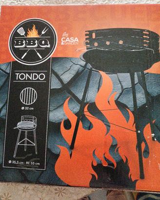 Barbecue tondo a carbonella 
