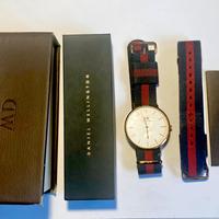 Orologio in oro rosa DW modello Oxford