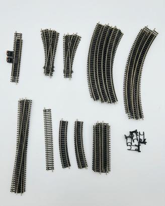 Lotto Modellismo Ferroviario HO - Binari, Scambi,