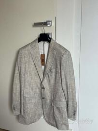 GIACCA BLAZER BOGGI JERSEY PIQUET COTONE TG. 48