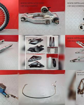 RICAMBI CARENE HUSQVARNA WRE SM 125 2T 2002 2006