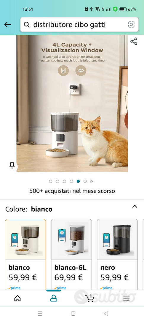 Distributore WIFI cibo gatto - Animali In vendita a Torino