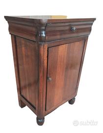 Credenzino Comodino Carlo X Emiliano noce