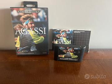 Agassi tennis sega mega drive