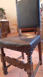 sedia di antiquariato 
