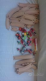 Lotto trenini in legno BRIO