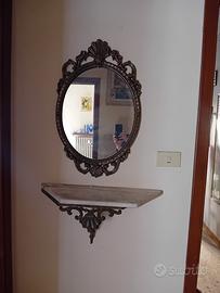 specchio in ferro svuoto tutto compreso di sotto 