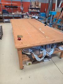 Banco da lavoro in legno 185x360