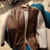 Harmont & Blaine pelle e tessuto