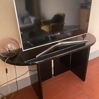 Consolle pieghevole nera lucida anni ‘70