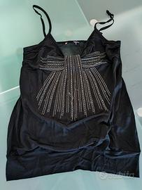 Top in seta taglia S