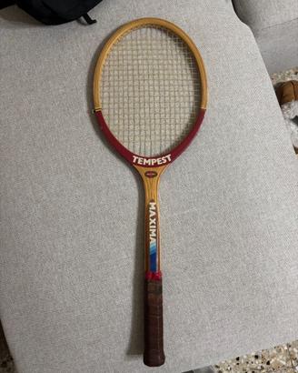 Racchetta da tennis vintage MAXIMA TEMPEST legno