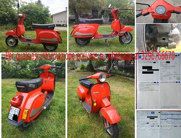 Vespa P 125 ETS maggio 1985 targa Milano in regola