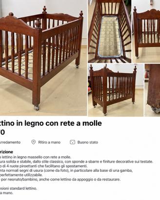 Lettino antico