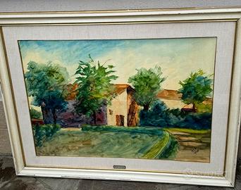 Quadro Autore Nino Vitali noto Pittore futurista