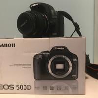 CANON EOS 500D - Solo Corpo + 2 batterie + Mirino