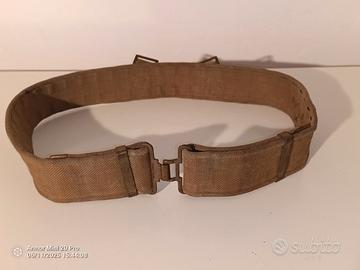 Cintura militare italiana vintage, anni '60-'70.